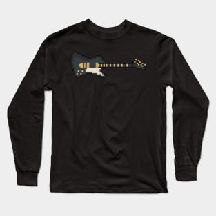 Pixel Black / Explorer Guitar Long Sleeve T-Shirt